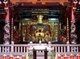 Taiwan: Main altar with Matsu, Goddess of the Sea, Matsu Temple  (Tianhou Gong), Tainan